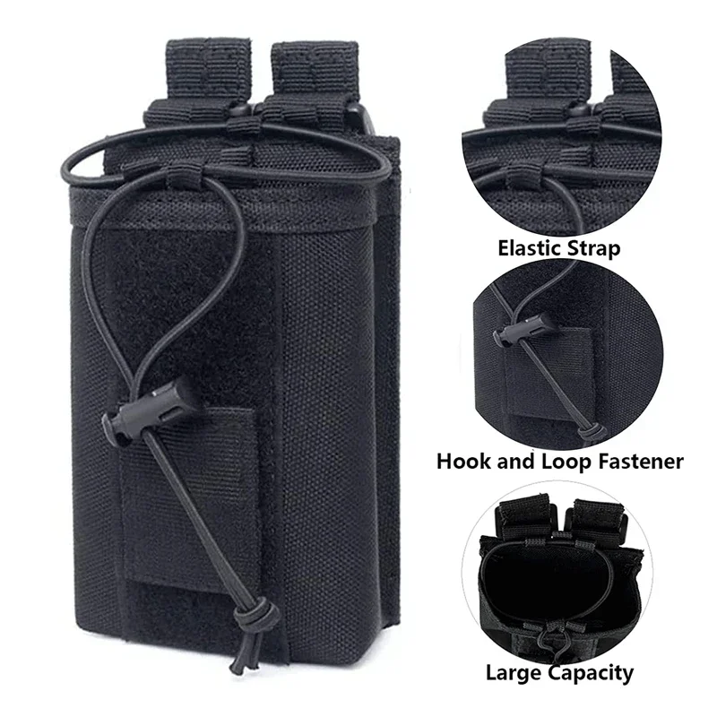 Sistema MOLLE para enganchar en chaleco, mochila o cinturón