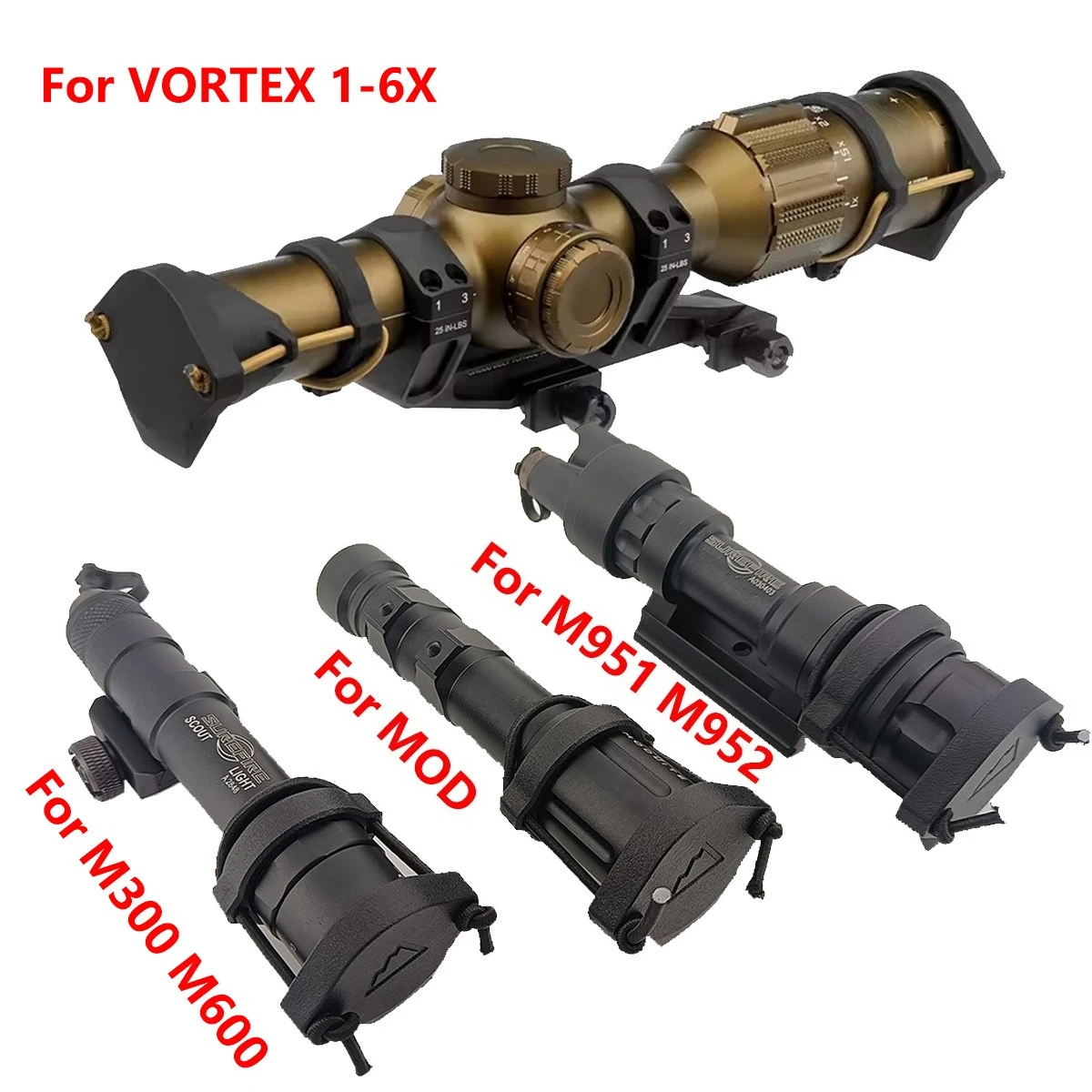 SureFire Scout Light protector de lente óptica para Vortex 1-6x