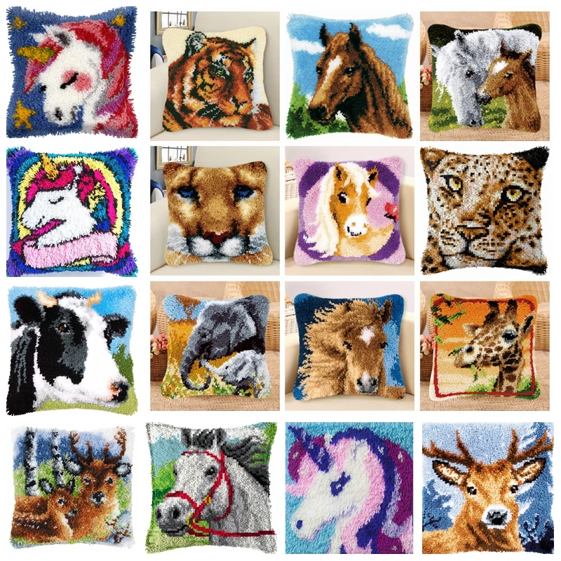 Kit bordado cojín decorativo animal – Todo para coser - imagen 5