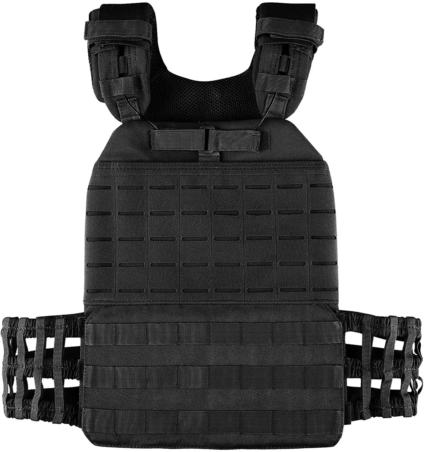 Chaleco táctico ligero MOLLE con soporte de carga y ajuste rápido - imagen 2