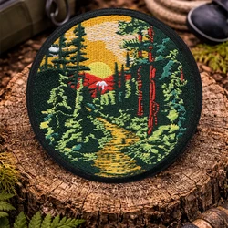 Parche bordado termoadhesivo Walker para gorra y ropa aire libre