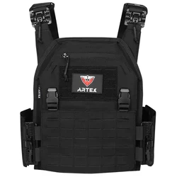 ARTEX Chaleco táctico de caza con protector ajustable