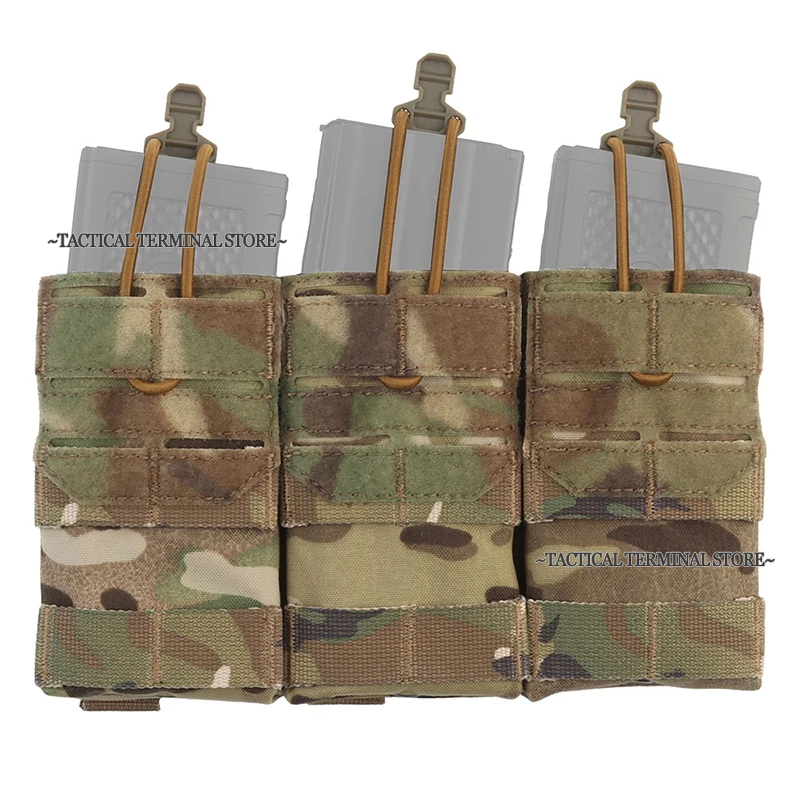 Portacargador MOLLE para M4/M16 5,56, bolsa con cuerda elástica