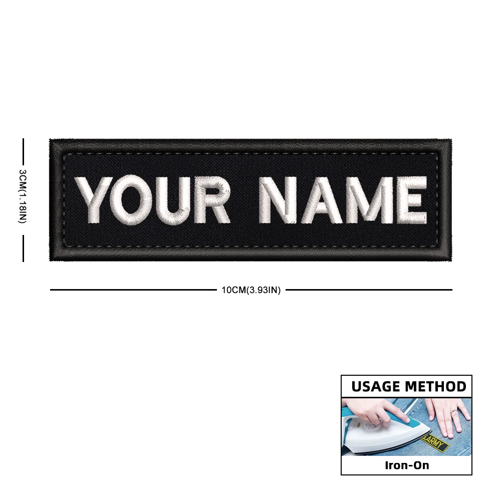 Parche táctico bordado con nombre personalizado para uniforme - imagen 5