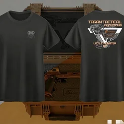 Tide Camiseta táctica verano hombre algodón cuello redondo estampado