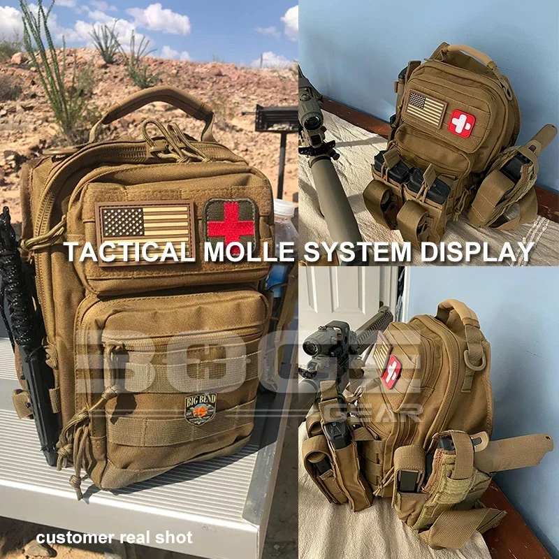 Rover Bandolera táctica MOLLE de nylon para exteriores y caza - imagen 3