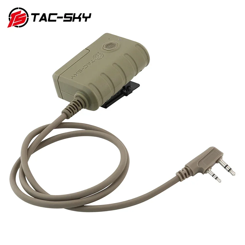 Batería 123A y montaje del adaptador PTT TAC-SKY