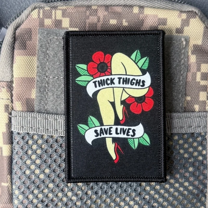 Parche táctico de moral Muslos Gruesos Salvan Vidas – Molle - imagen 3