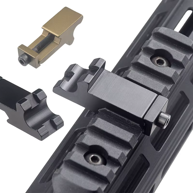 Montaje lateral riel compensado 45/30 grados Picatinny AR15 ópticas - imagen 3