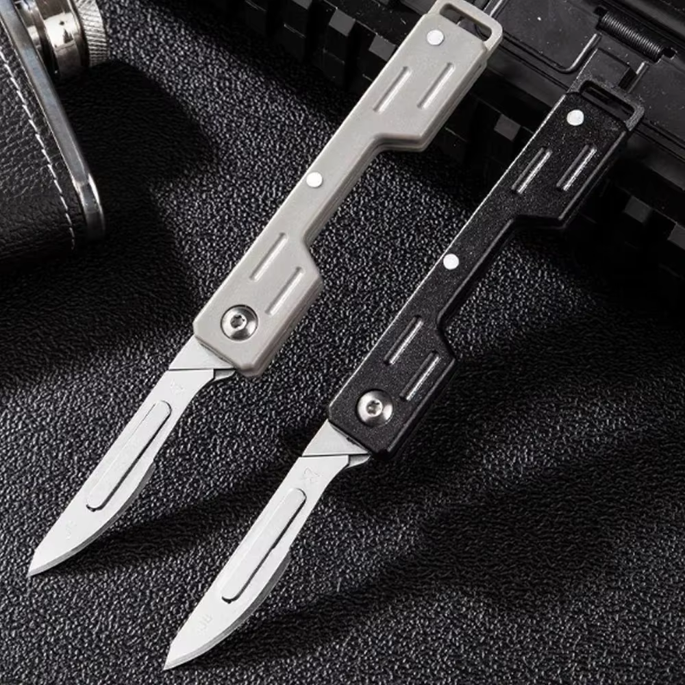 Cuchillo plegable EDC médico mini para exteriores y tácticas - imagen 3