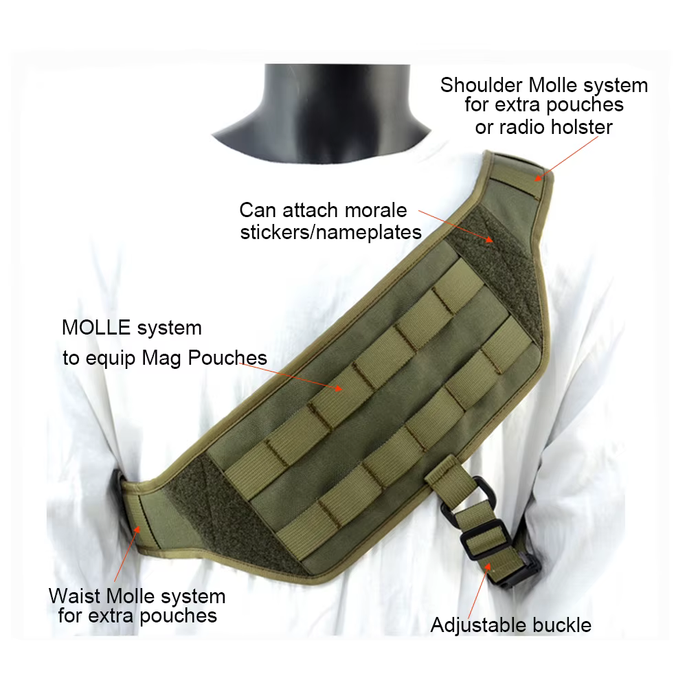 INVRT Bandoleer de pecho minimalista y plataforma táctica de nylon - imagen 5
