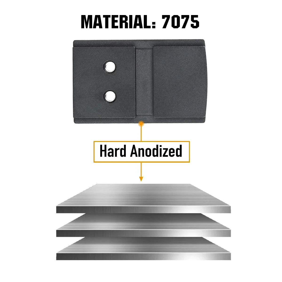 Detalle del adaptador de montaje para óptica 509T