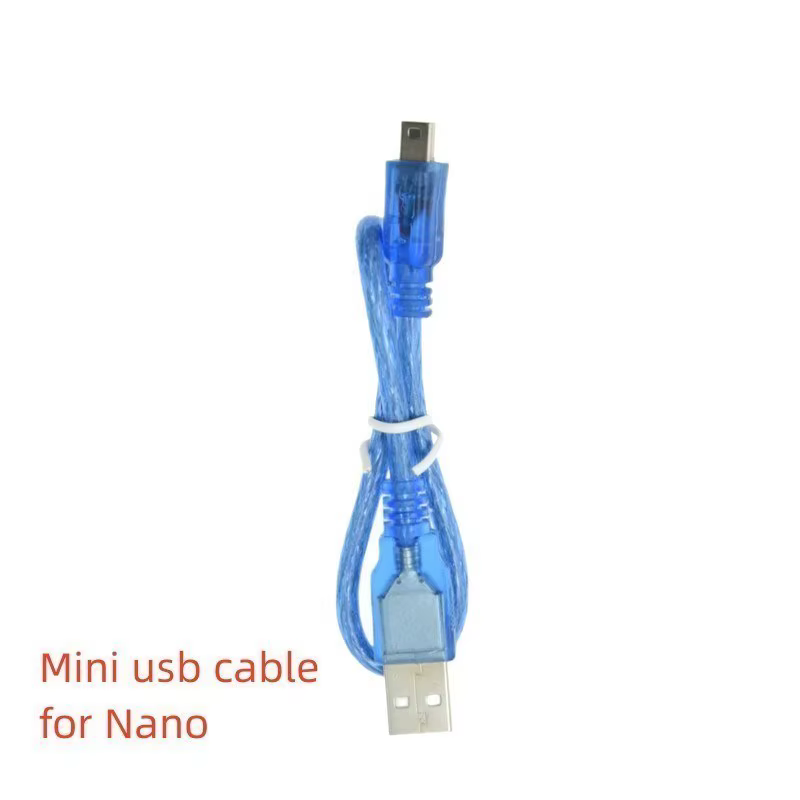 Cable USB de 30 cm conectado a placa Arduino