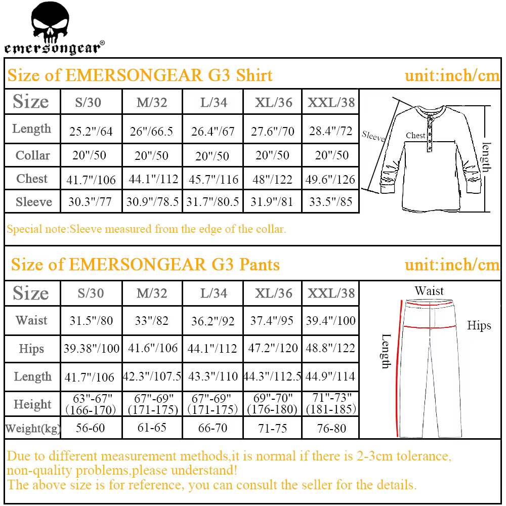 EMERSONGEAR G3 uniforme de combate camuflaje Desert AOR1 - imagen 5