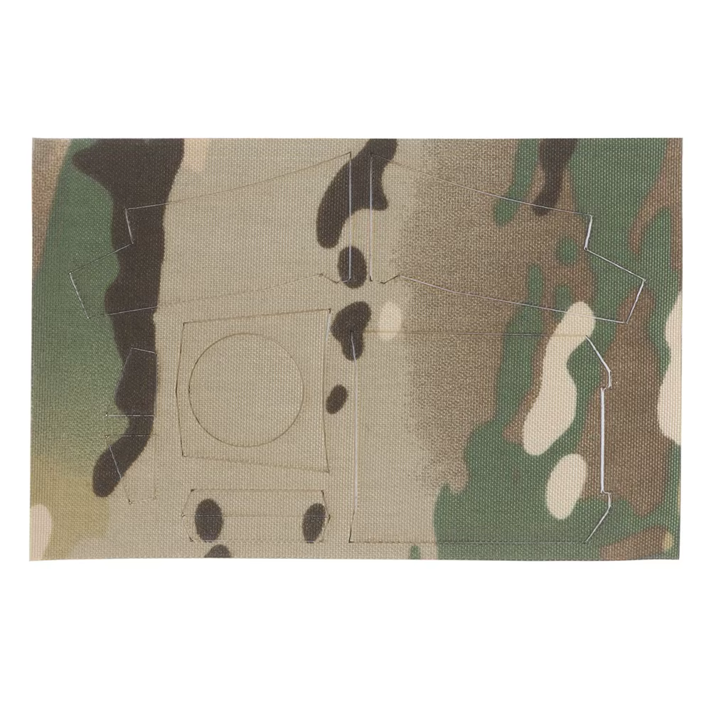 Parche camuflaje táctico para soporte de cámara en casco aire libre - imagen 2