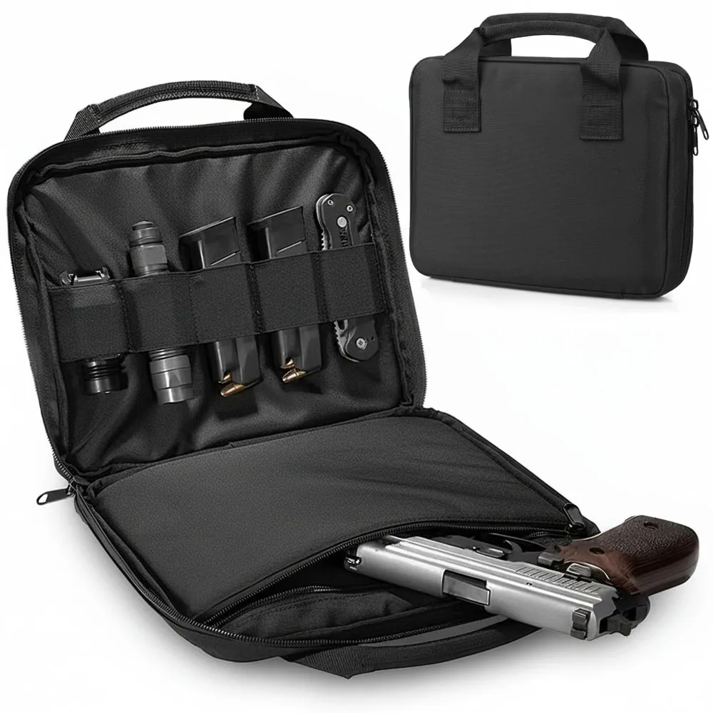 Bolsa táctica para pistola acolchada para campo de tiro - imagen 4