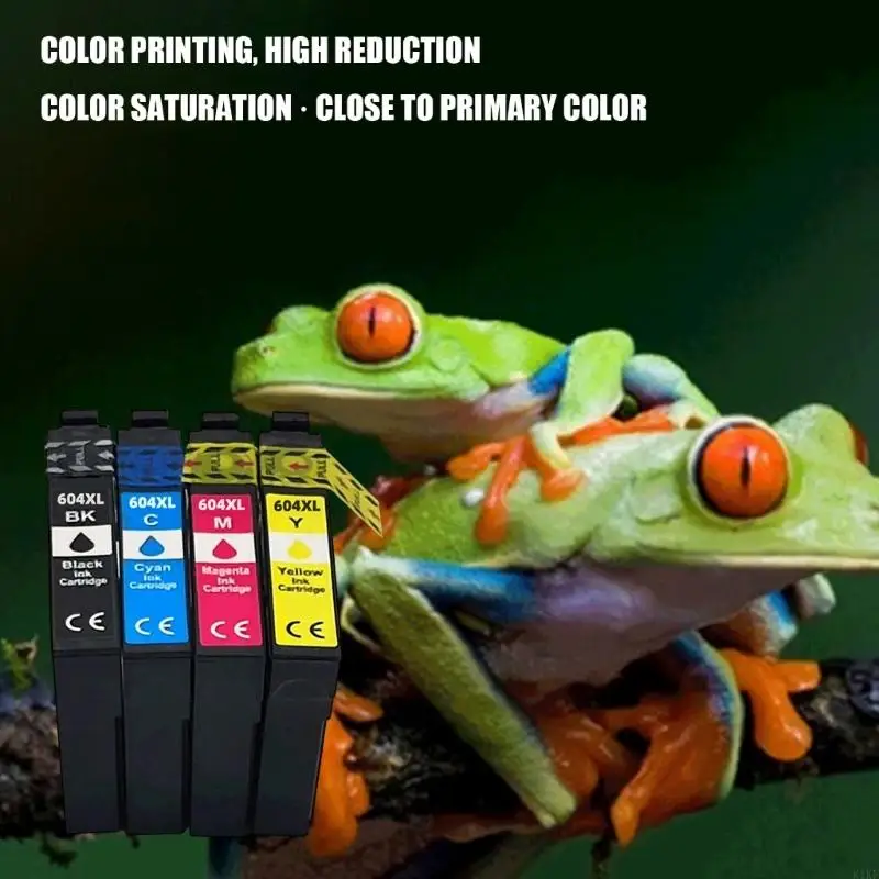 Cartuchos de tinta 604XL para impresora, negro y amarillo - imagen 3