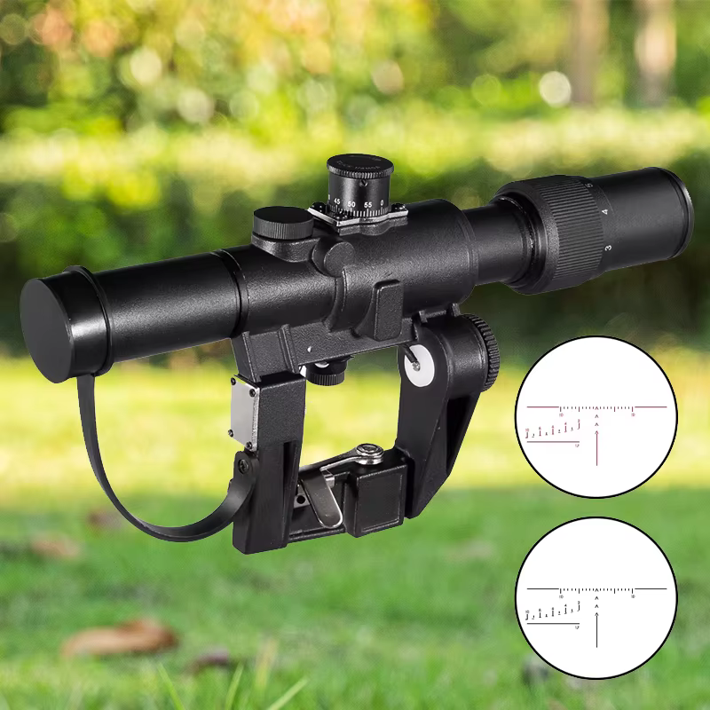Dragunov SVD mira táctica variable roja iluminada para rifle caza - imagen 2