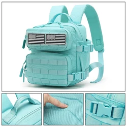 Mochila táctica exterior con bolsillo oculto trasero y porta-botella