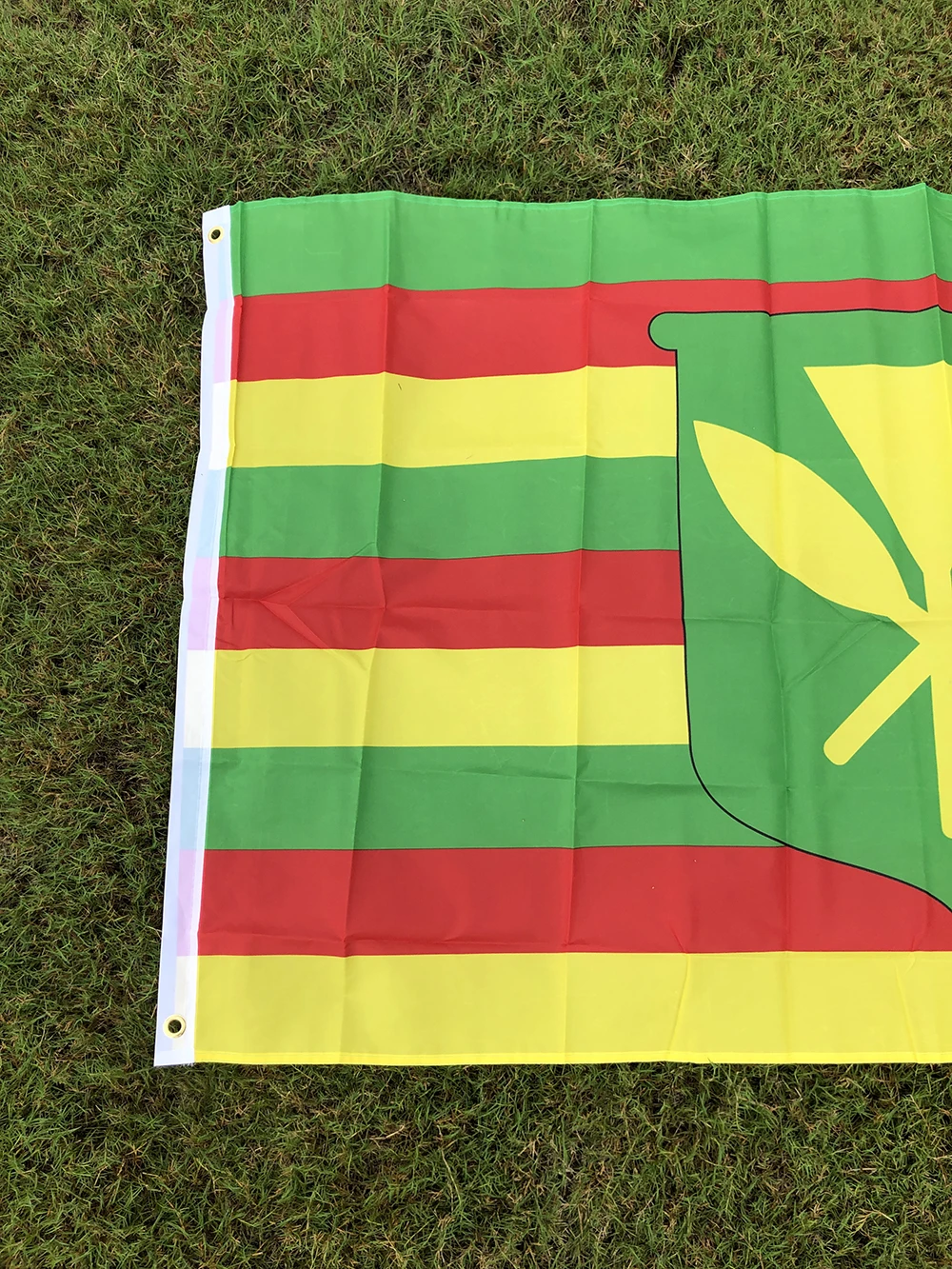 Bandera hawaiana Kanaka Maoli de poliéster para pared - imagen 5