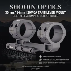 Shooin Optics Soporte cantilever de aluminio una pieza para Picatinny