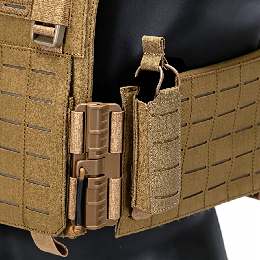 Vista del conjunto y clip