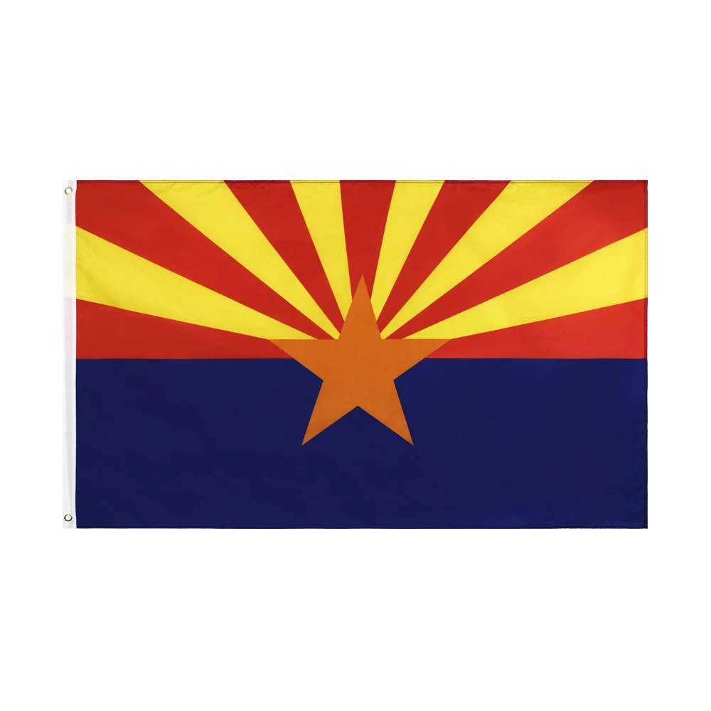 Bandera de Arizona vista general