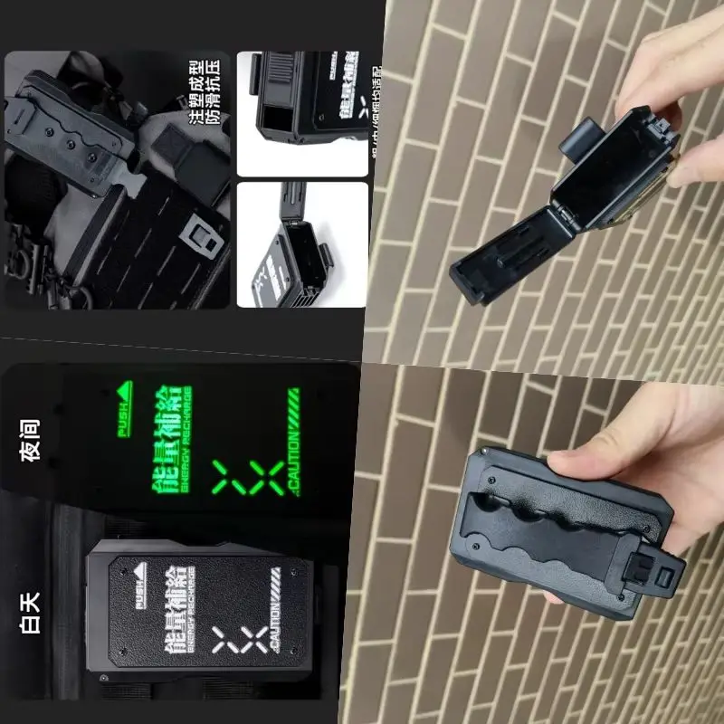 Estuche táctico porta-cigarrillos EDC con tapa deslizante reflectante - imagen 4