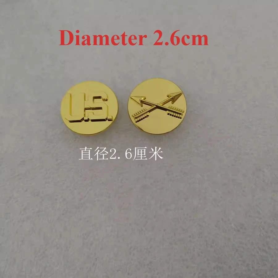 US Army insignia metálica circular de cuello Fuerzas Especiales - imagen 2