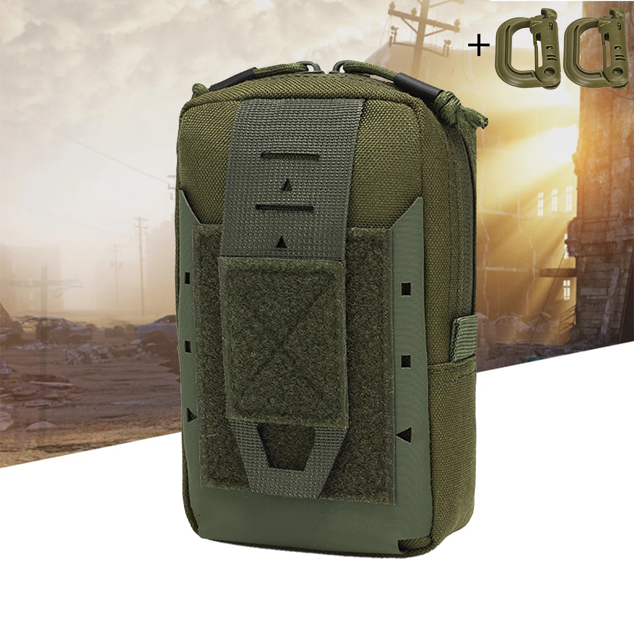 Bolsa EDC colgante expandible MOLLE multifuncional para herramientas - imagen 4