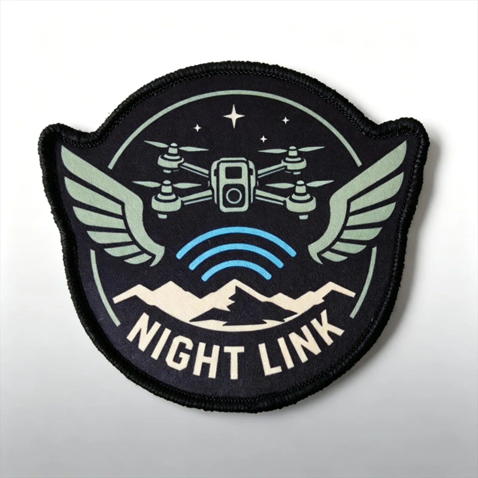 NIGHT LINK – Parche táctico de piloto de dron con velcro - imagen 3
