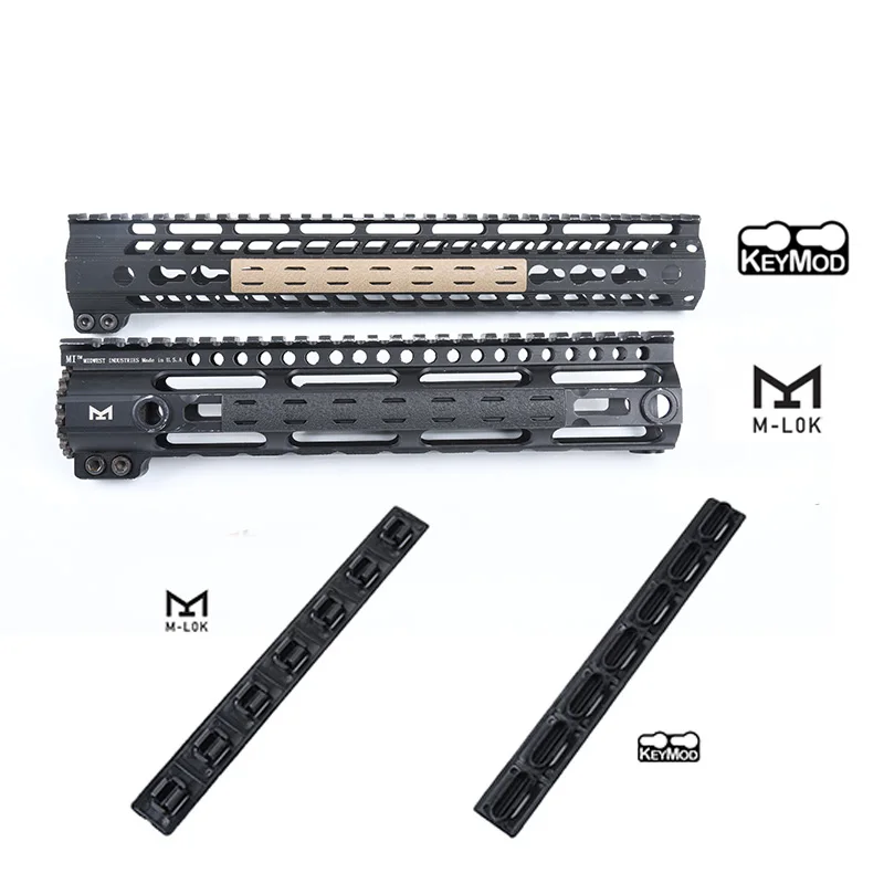 BCM Handguard táctico M-LOK Keymod de nailon y plástico antideslizante - imagen 3