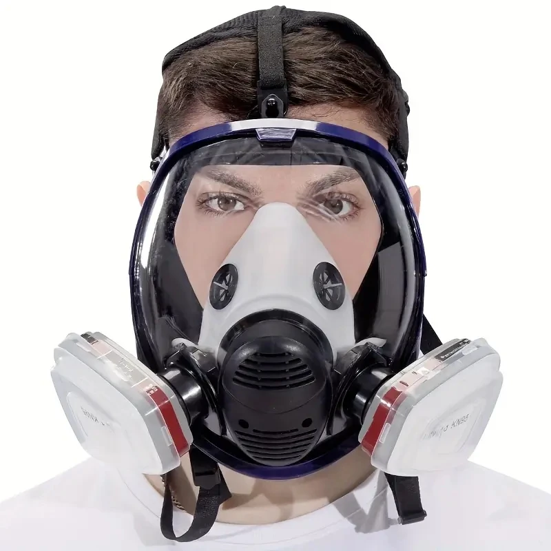 3M 6800 Respirador facial completo para gas polvo y soldadura - imagen 3