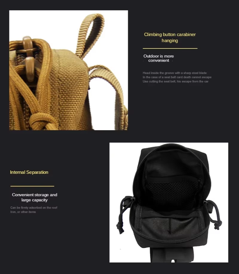 Estuche táctico con sistema MOLLE