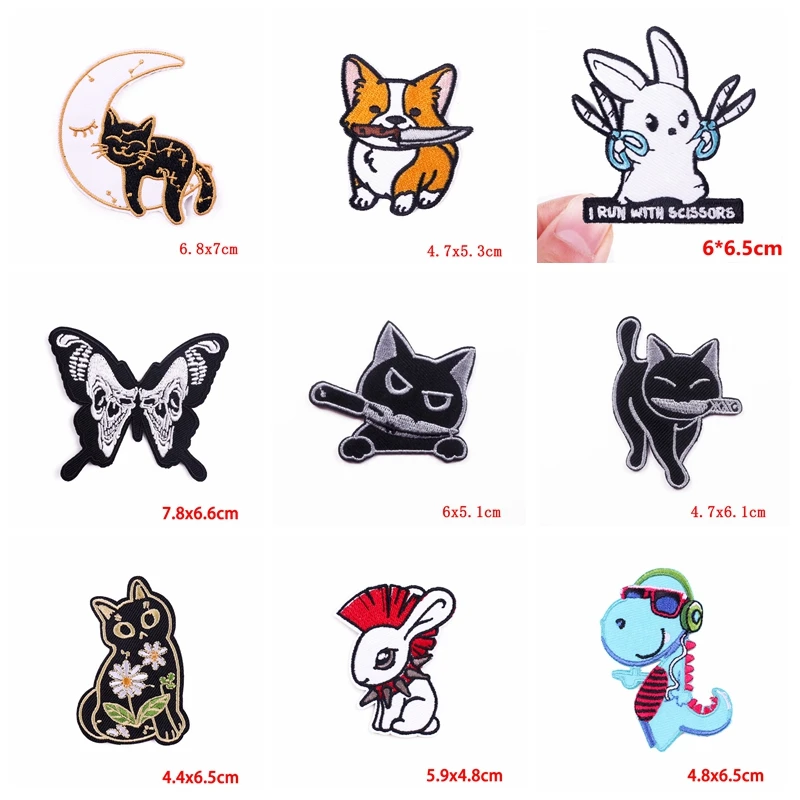 Parche bordado termoadhesivo animal – para coser o planchar - imagen 4