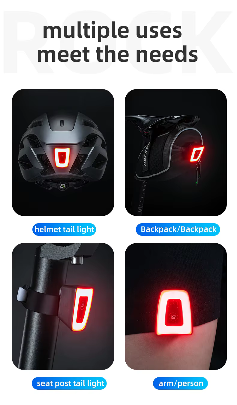 Luz trasera casco integrada