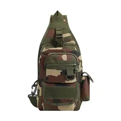Bolsa táctica pecho camuflaje impermeable Oxford