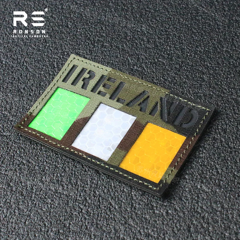 Parche táctico DPM irlandés reflectante NIR/IRR, corte láser - imagen 5