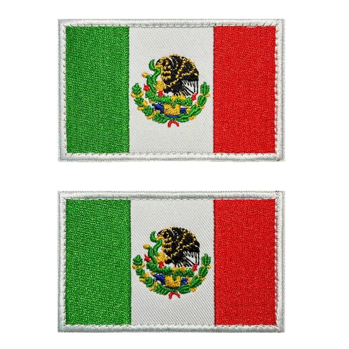 Parche bandera EE. UU.–México bordado para planchar o coser - imagen 3