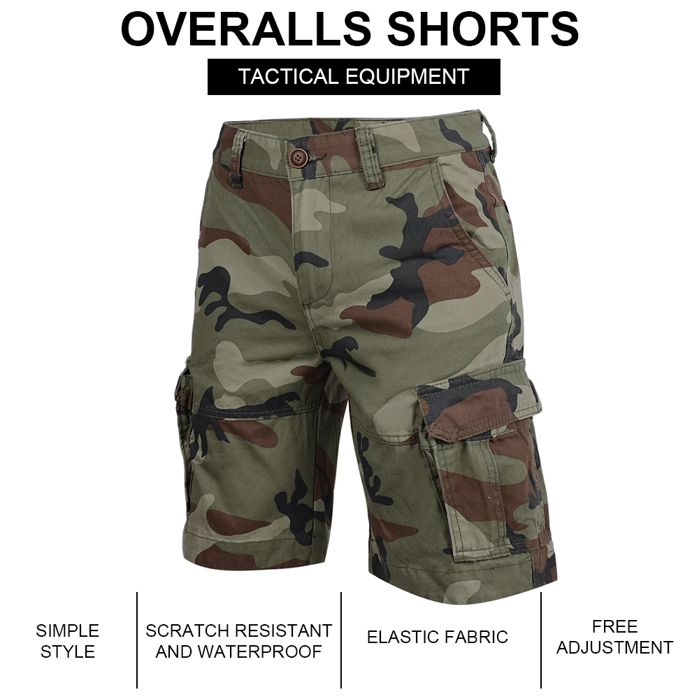 Pantalones cortos militares SINAIRSOFT de camuflaje