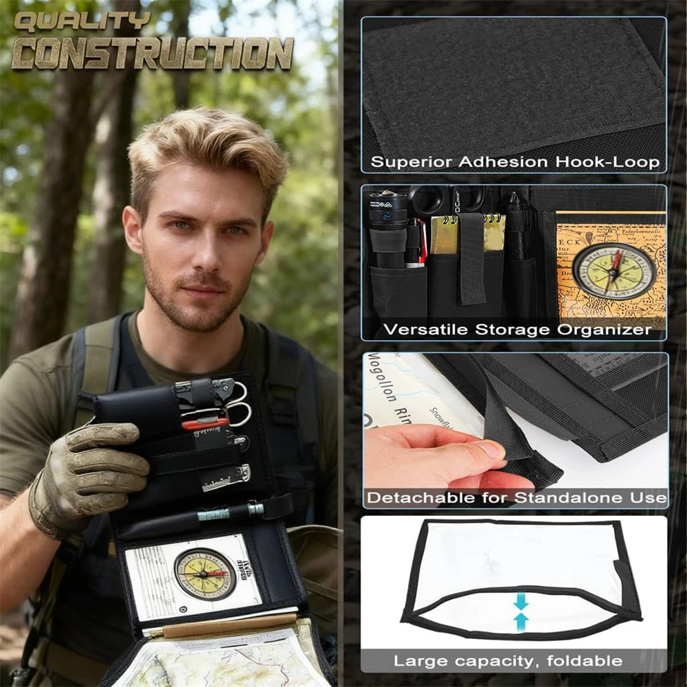 Funda táctica para tarjetas impermeable TPU plegable EDC - imagen 4