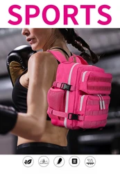 Mochila táctica mujer compacta para senderismo, ciclismo y montaña