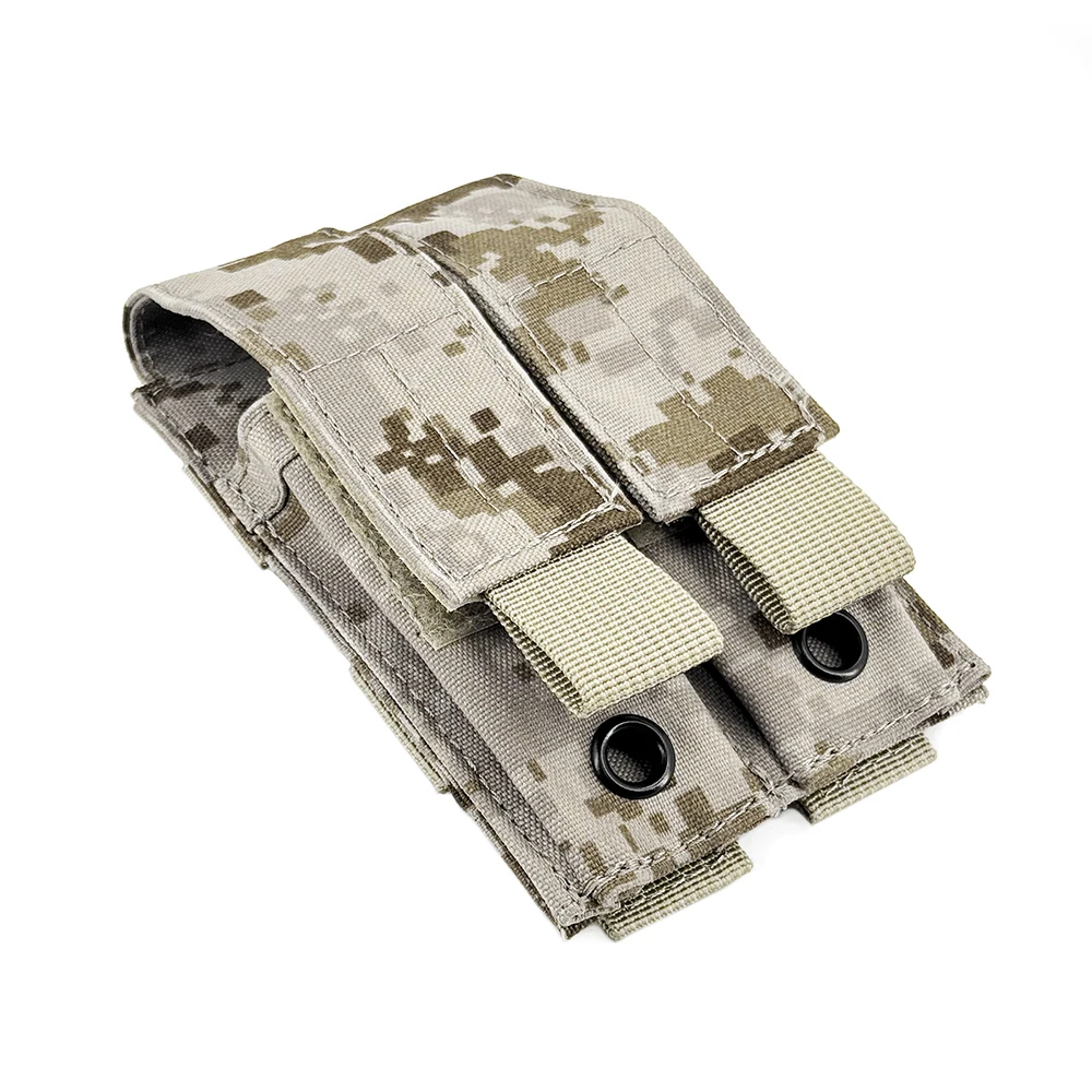 Funda MOLLE porta-cargadores 9 mm con soporte linterna - imagen 2