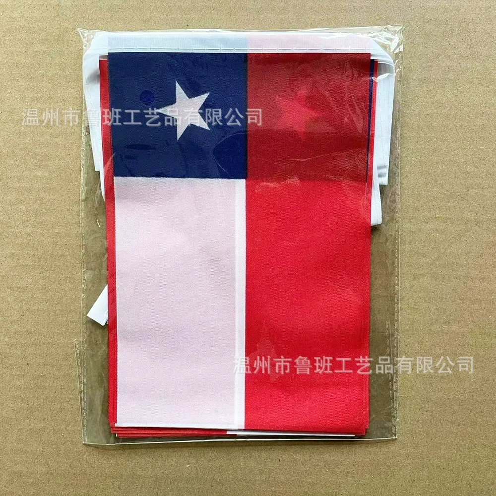 Sky Flag Banderines de Chile 14x21 cm para decoración festiva - imagen 2