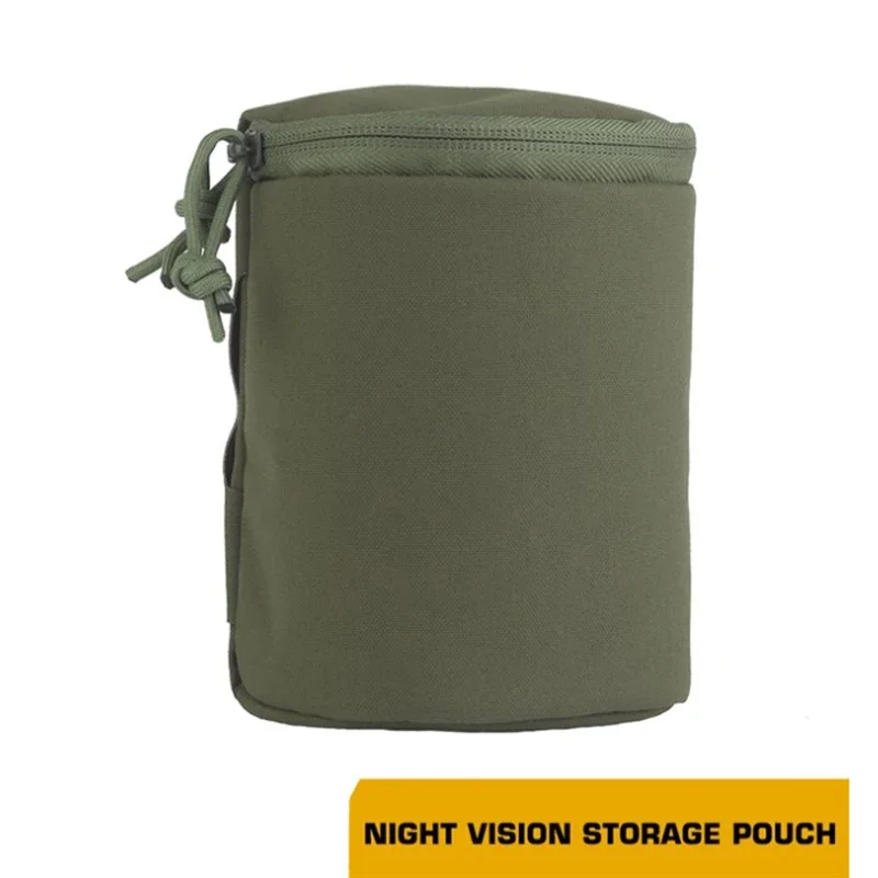 Bolsa táctica visión nocturna MOLLE NVG de nailon con almohadilla
