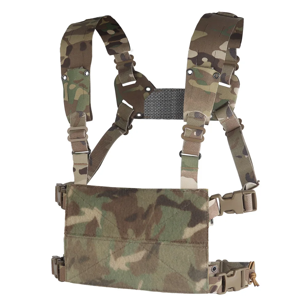 Portaplacas táctico Ferro Mini V2 tipo H – Arnés pecho MOLLE - imagen 2