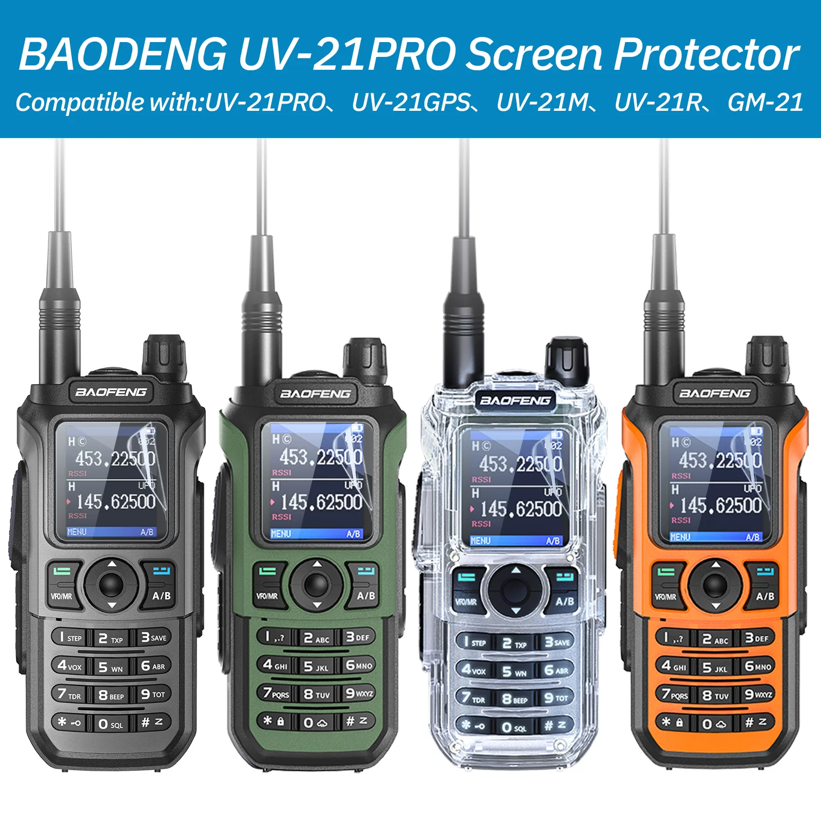 Protector de pantalla Baofeng UV-21 Pro HD autorreparable - imagen 5