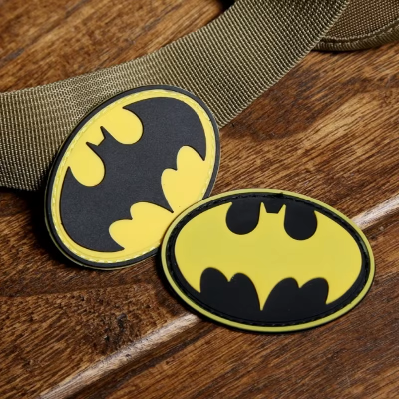 Parche PVC murciélago táctico con velcro – Insignia moral - imagen 3