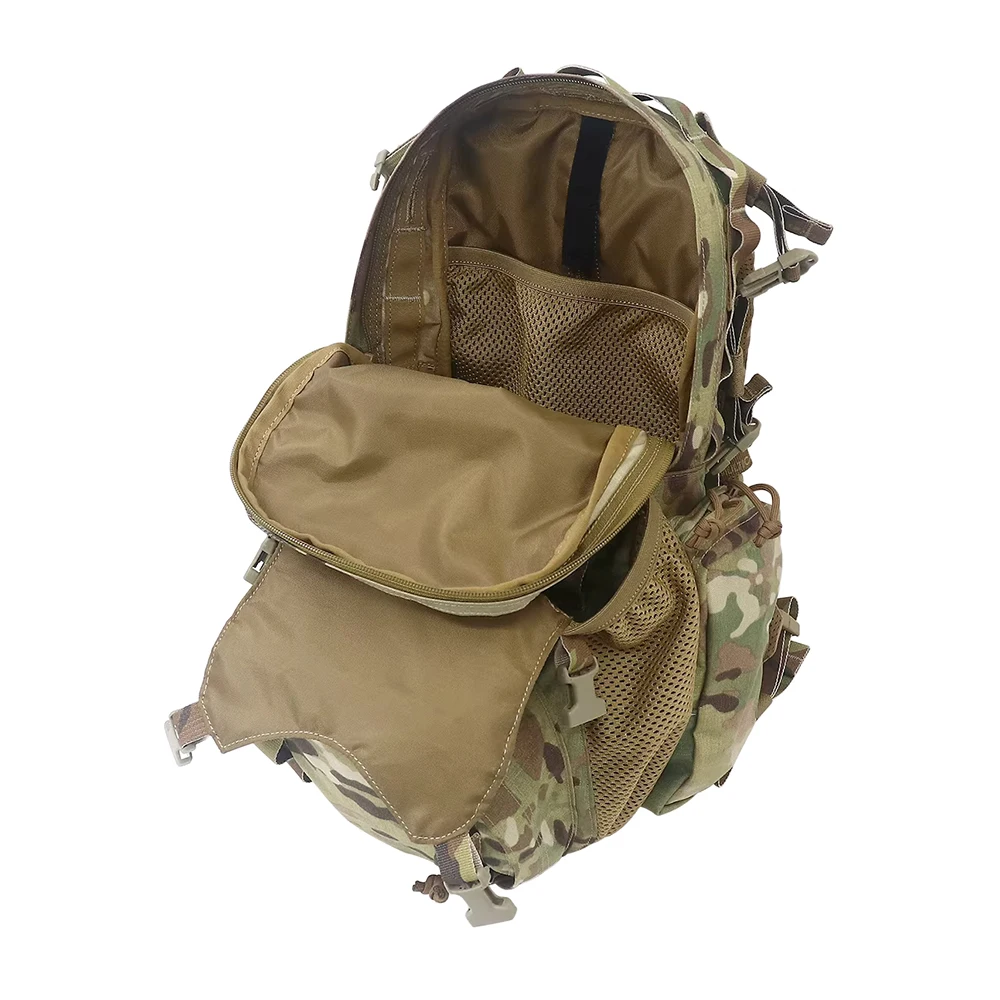 Mochila táctica multiusos exterior con bolsa de hidratación y casco - imagen 3