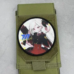 Parche MOLLE azul Hoshino Catalpa – Cierre táctico para equipamiento
